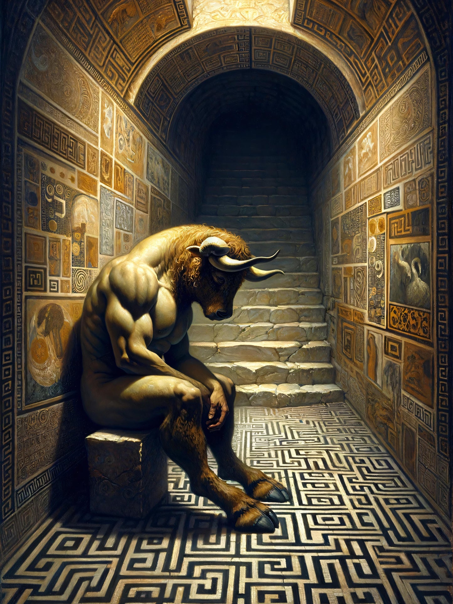Minotaur Labyrinth Solitude