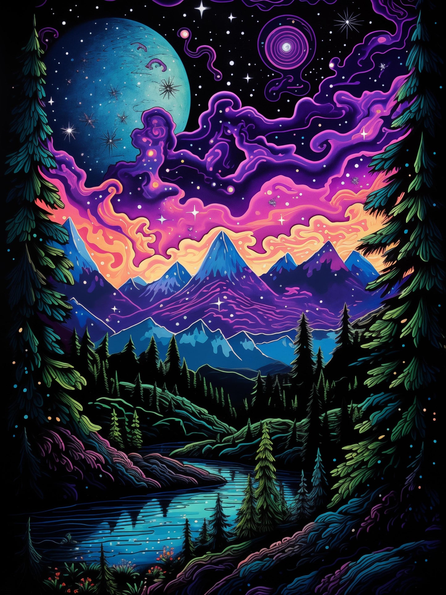 Cosmic Wilderness Dreamscape