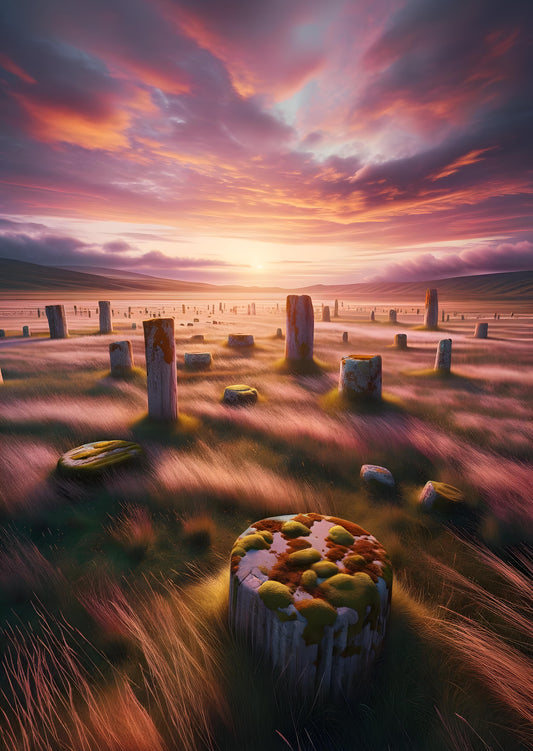 Ancient Sunset Stones