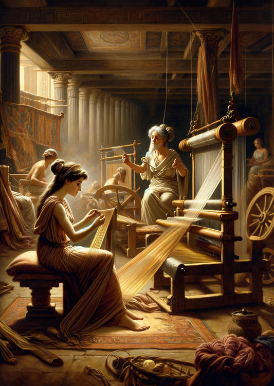 Athena Weaving Wisdom
