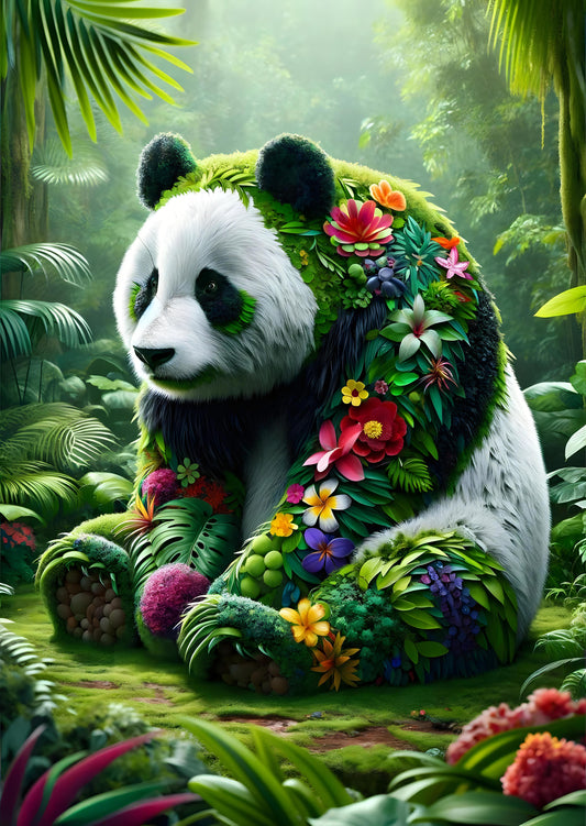 Floral Panda